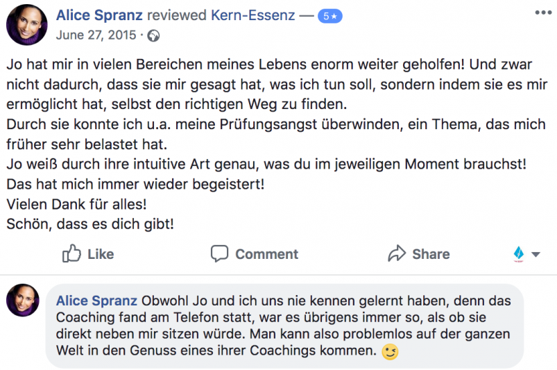 Kern-Coaching-AliceSpranz-Feedback